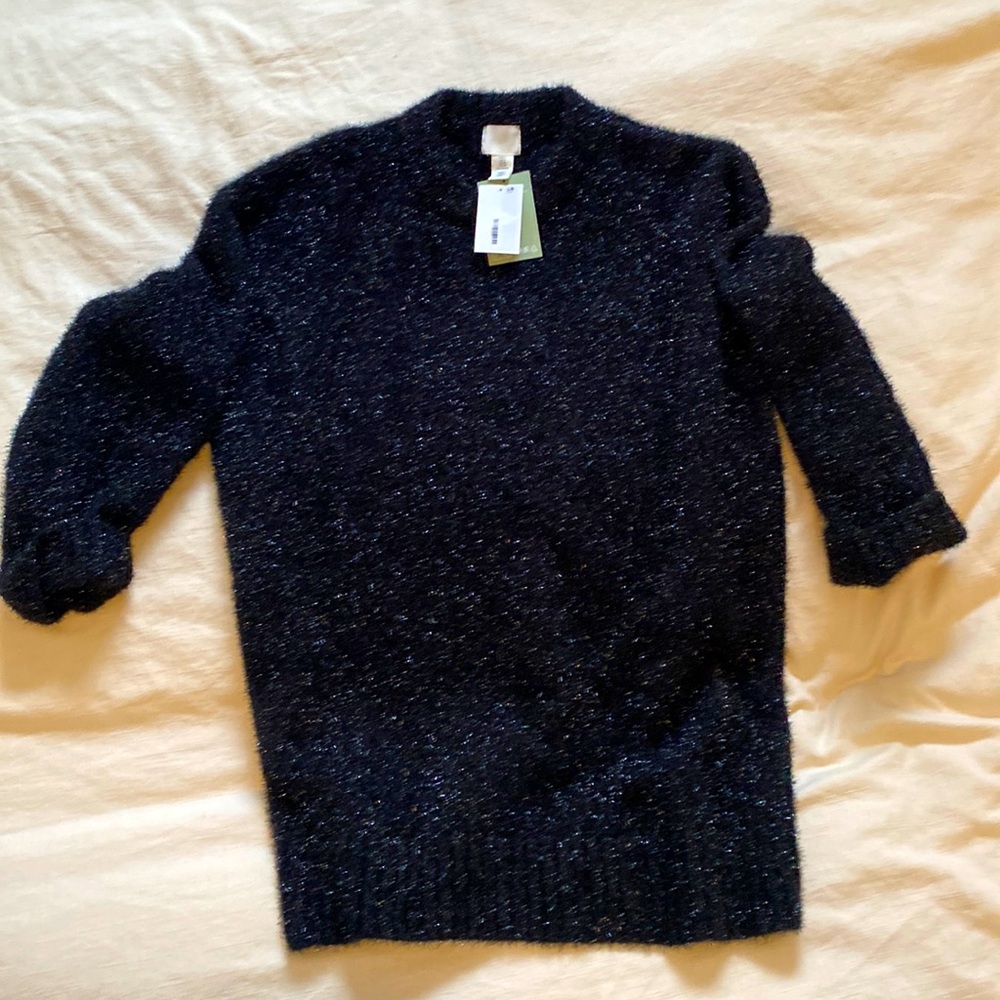 H&M sparkle sweater dress